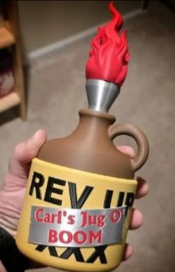 Dungeon Crawler Carl Jug O' Boom Replica | 2 sizes | 3D Printed LitRPG Prop with Hidden Storage