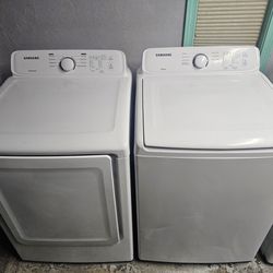 Great Working Super Capacity Samsung Washer And Dryer Set 