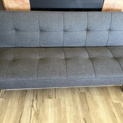 Navy Blue Futon Sofa