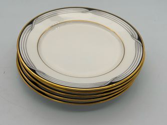 Set of 5 Lenox Erin Debut Collection Fine Bone China 7" Salad Plates USA