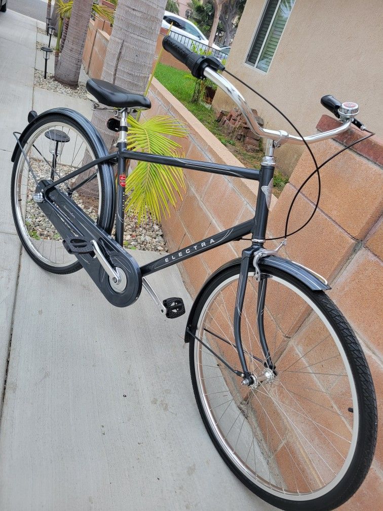 electra bicycle cruiser USED Electra Townie 21D Step Over Beach Cruiser Aluminum Frame w/ Fron