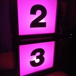Vintage Retail Aisle Marker Light Boxes