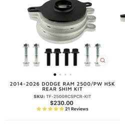 Thuren rear coil spacers Ram 2500