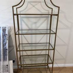 Modern Glass Bookshelves / Bookcase