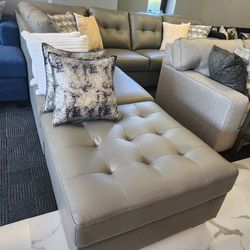 Brand New Sectional with Ottoman 