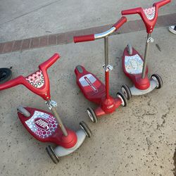 3 Kids Scooters 