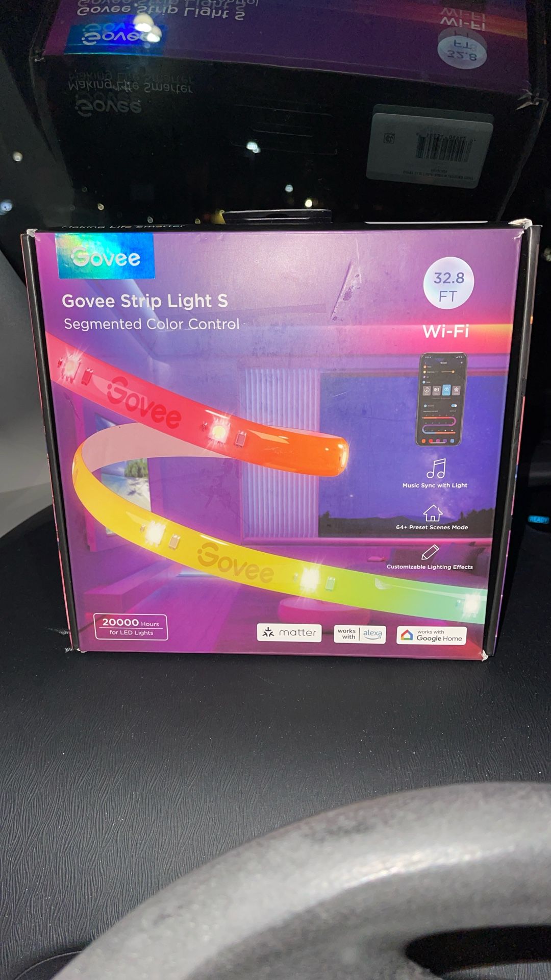NEW Govee 32.8ft Wi-Fi RGBICW LED Strip Light S Segmented Color Control