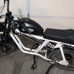 Ebike Tiger RL is a popular moped-style fat tire e-bike known for its retro look, featuring a 750W motor (1200W peak), 48V battery, and 20x4" tires, o