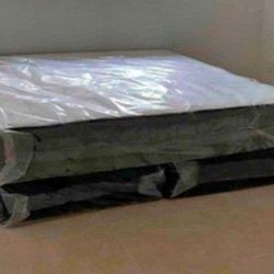 New KING SIZE MATTRESS WITH BOX SPRING SET COLCHONES NUEVOS KING SIZE BED 