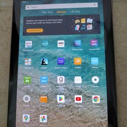 Amazon 10.1" Fire HD Tablet With Google Apps