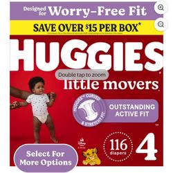 Huggies Little Movers Size 4