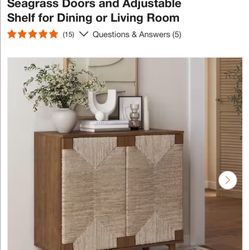   Beacon Boho Dark Brown 31 in. Accent Cabinet 