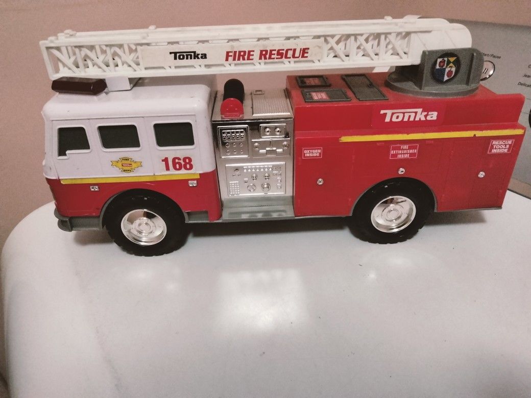 Tonka Fire Rescue Truck