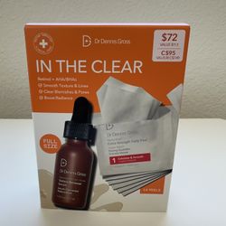 Dr Dennis Gross In The Clear Skin Care Kit Brand New