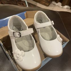 STRIDE RITE WHITE MARY JANE   DRESS SHOE Size 9.5