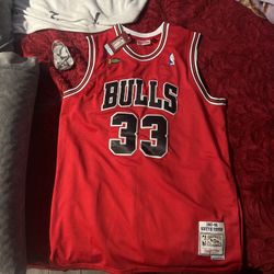 Mitchell And Ness Bulls Jersey Sz Xl
