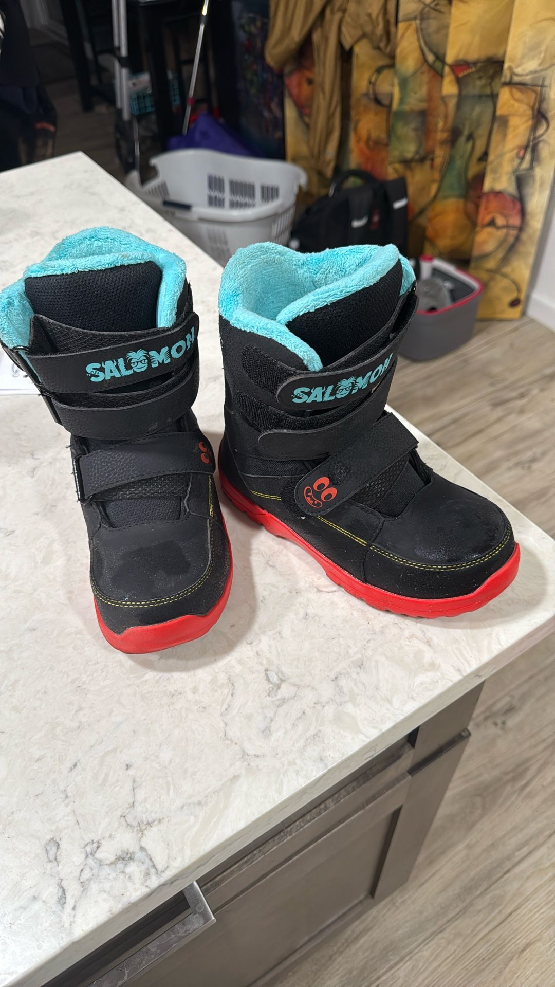 Solomon Snowboard Boots Size Youth 3.5