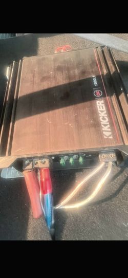 Kicker DX1000.1D car amp $120