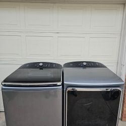 SET WASHER AND DRYER KENMORE STAINLESS STEEL XL CAPACITY 6.2 CU GOOD CONDITION BOTH ELECTRIC LARGE CAPACITY HEAVY DUTY DELIVERY AVAILABLE WE DO REPAIR