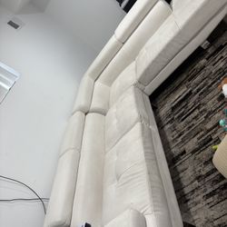 White Leather Couch