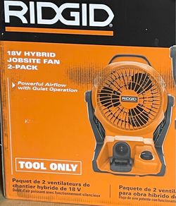 Rigid job site fan