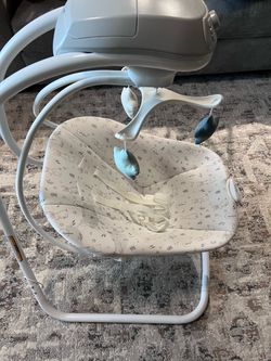 Baby Swing with Mobile and Harness