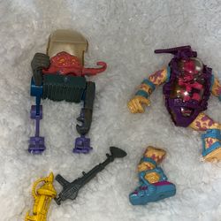 Ninja turtle toys $25 the leg needs to be fixed the other one’s good