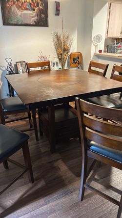 6 chairs + Dining Table