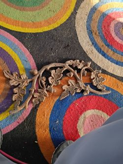 Cast Iron Decorative Leaf Scrollwork Pieces