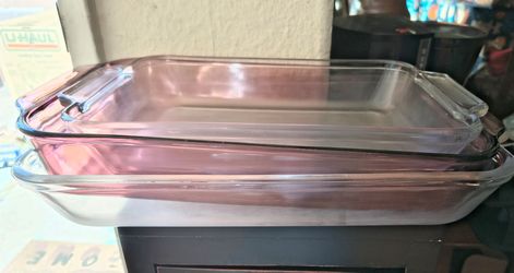 Glass baking trays - ALL three