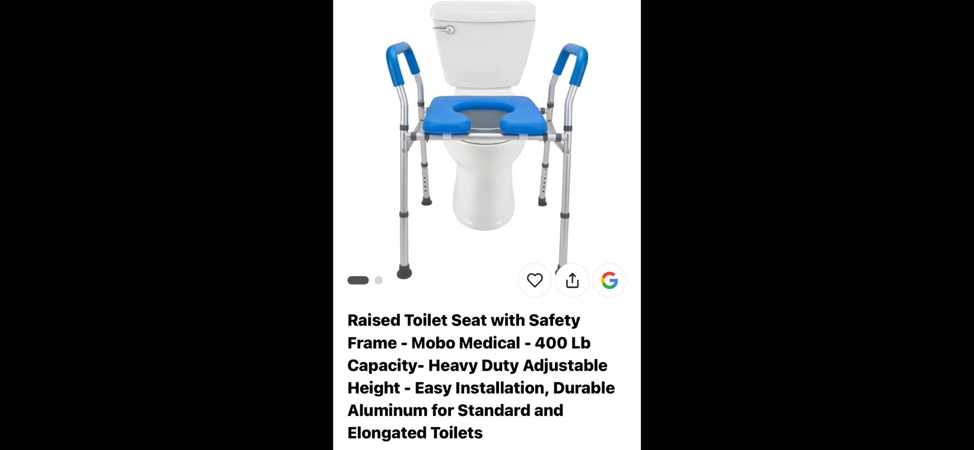 Raised Toilet Seat