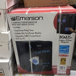 Emerson Dry Erase Small Fridge