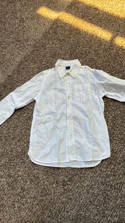 Kids S White Button-Down Gap Shirt