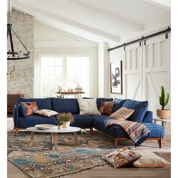 Blue Sectional Couch