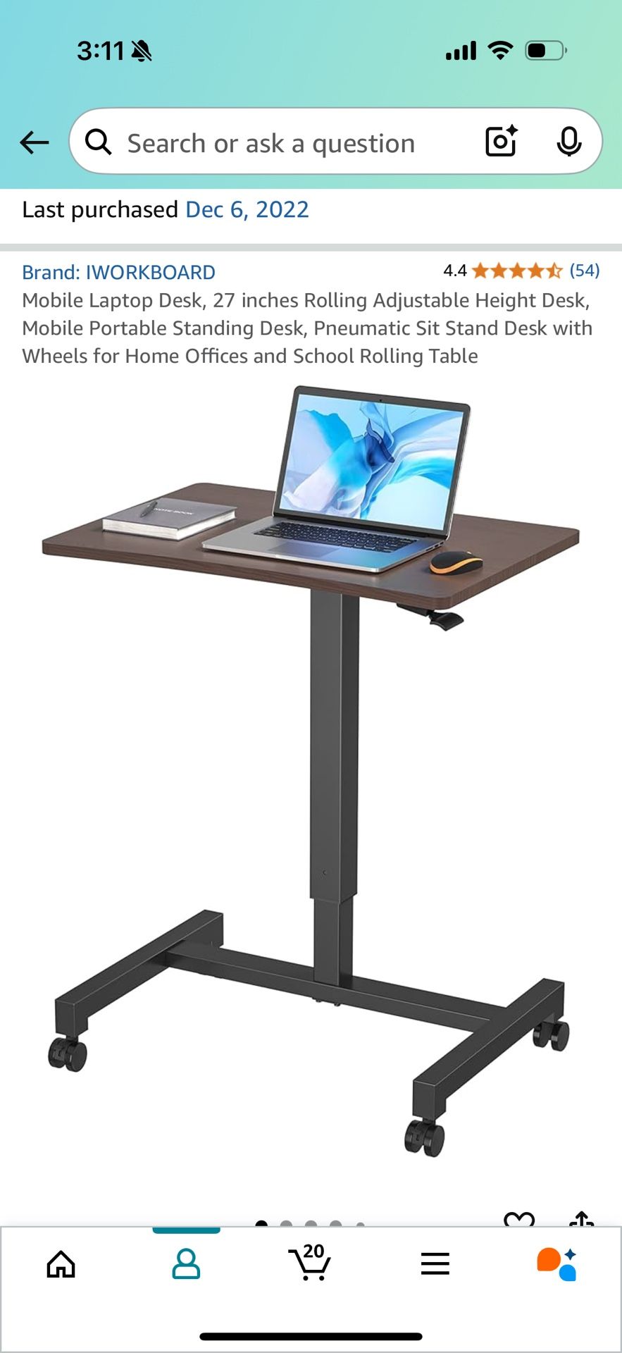 Adjustable desk Business equipment