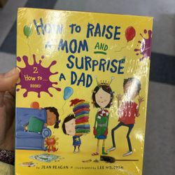 NWT How to Raise a Mom and Surprise a Dad Book Set