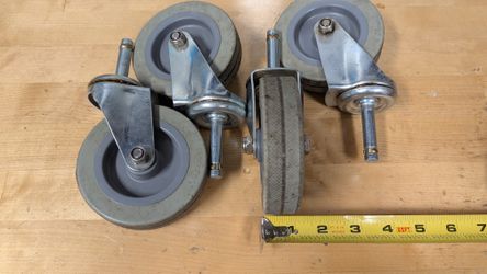 5" Casters w/ 7/8" Shaft