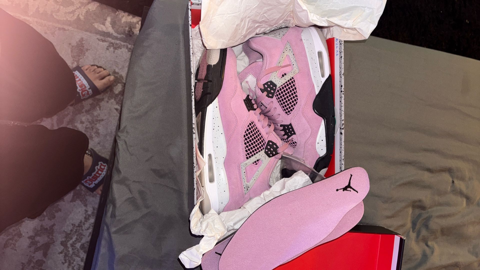 Retro Jordan 4s “orchid” 