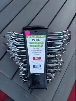 Pittsburgh 22 Piece Combination Wrench Set