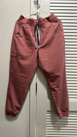 Figs Mauve Jogger Scrub Pants (M)