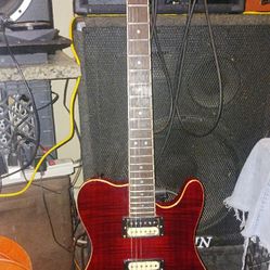 For Salĥĵe ; Grote GT - 150 Super Series 2019 One Peice Solid Body Electric Guitar  With Dual Humbuckerswithoick Up Controls In The  Vol & Tone Nobs