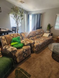 Sofa and recliner