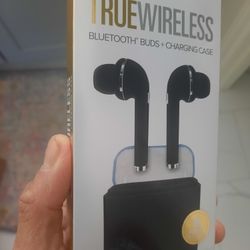 Sentry True Wireless Bluetooth Buds + Charging Case, Black