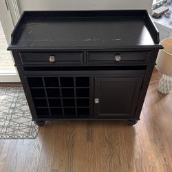 Bar Table With Wine Holder