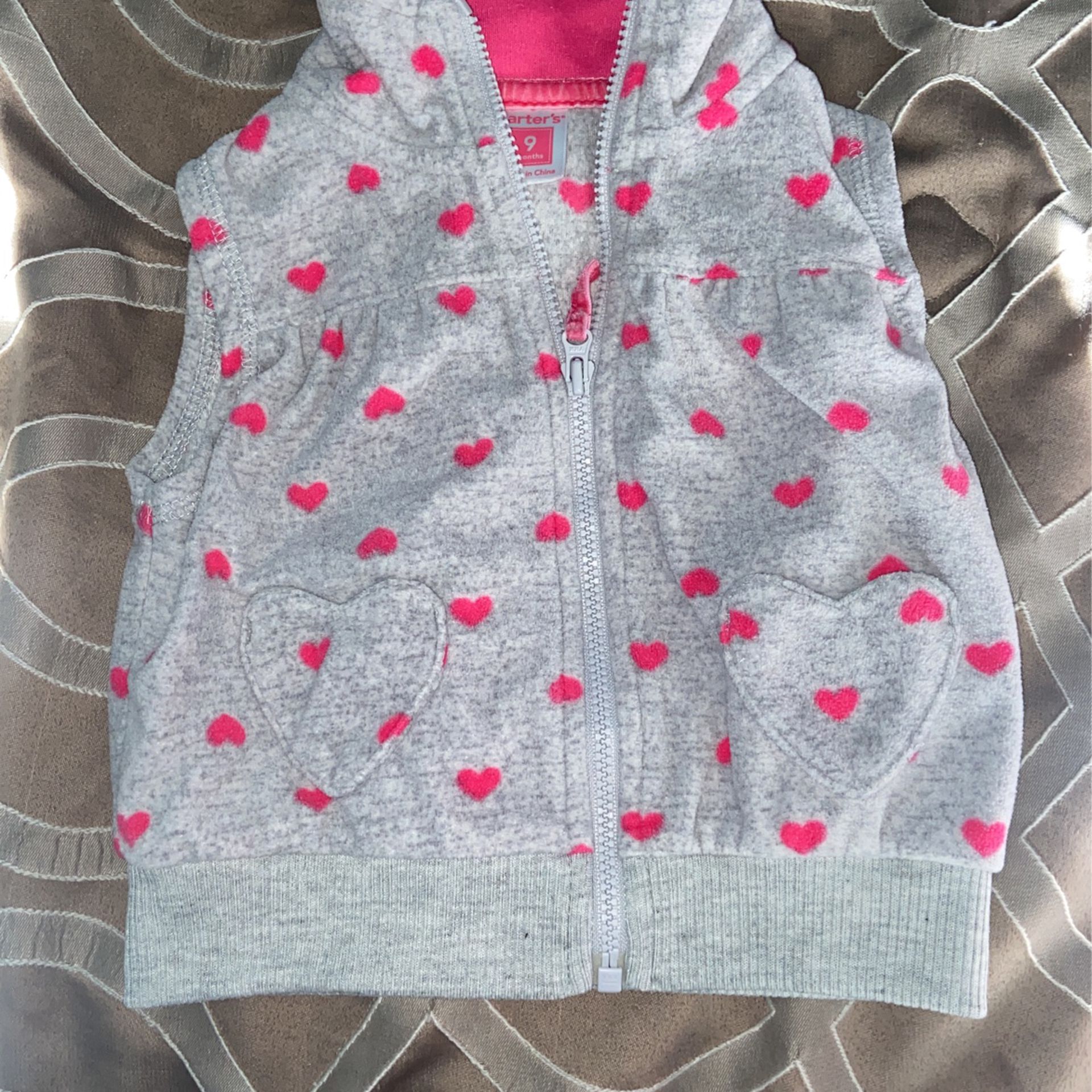 Baby girl Sweater Vest Size 9 Months 