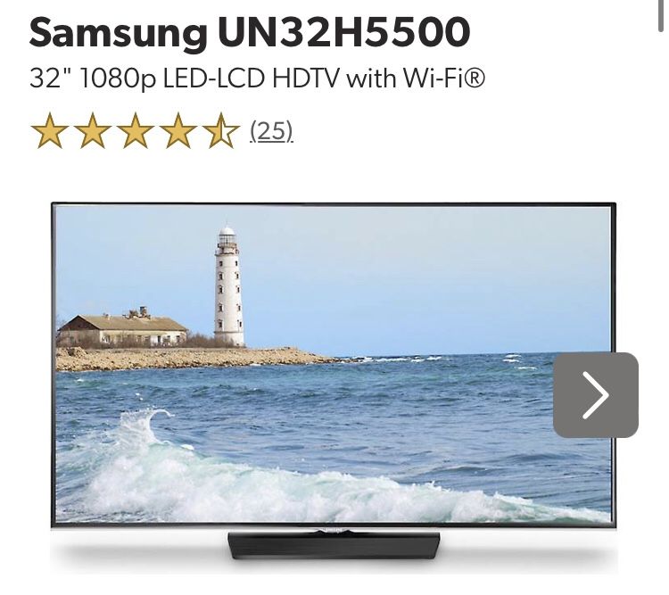 Samsung TV 32” Smart HDTV