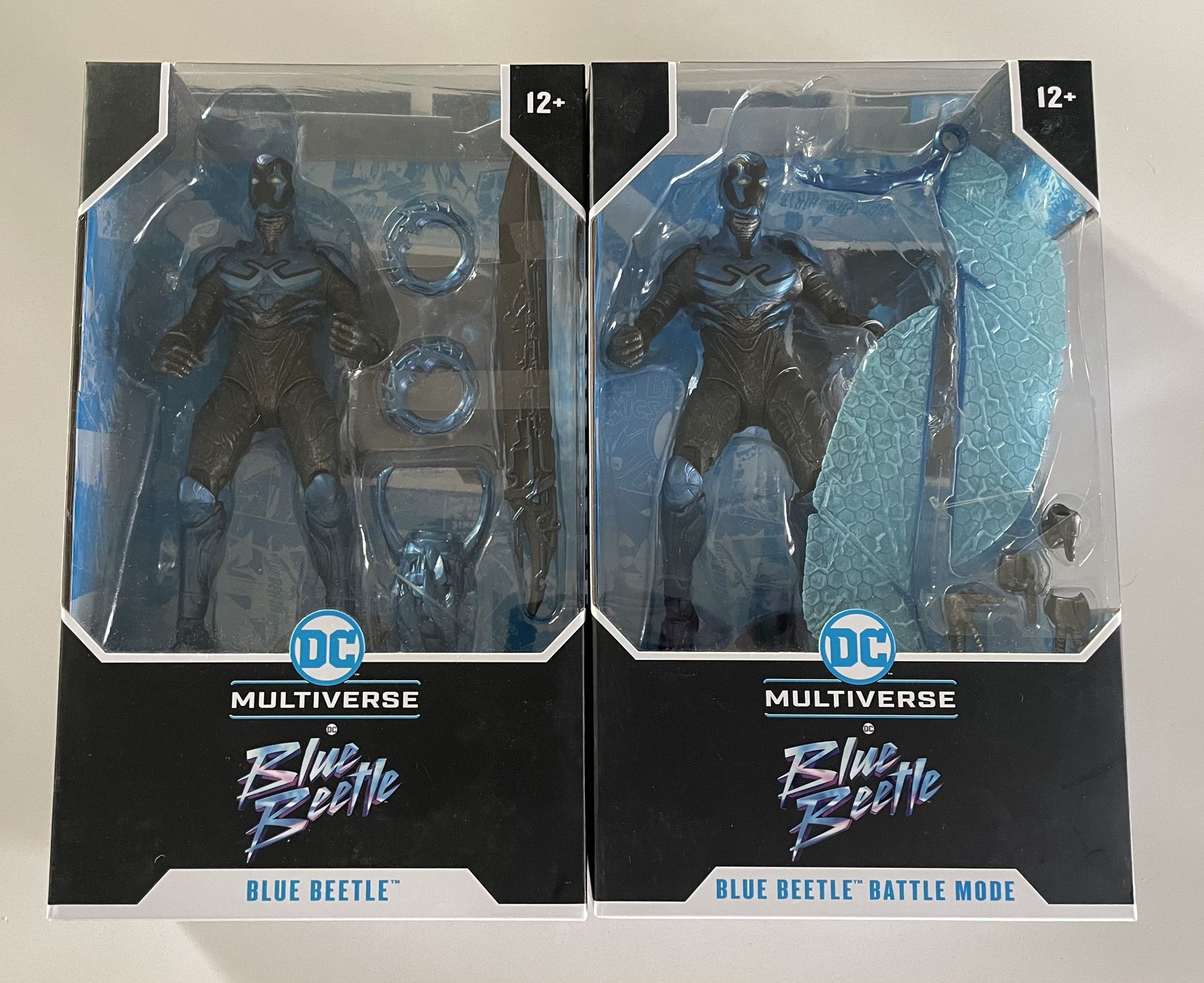 McFarlane Toys - Blue Beetle and Blue Beetle Battle Mode Action Figures