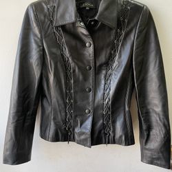 Escada leather Jacket 