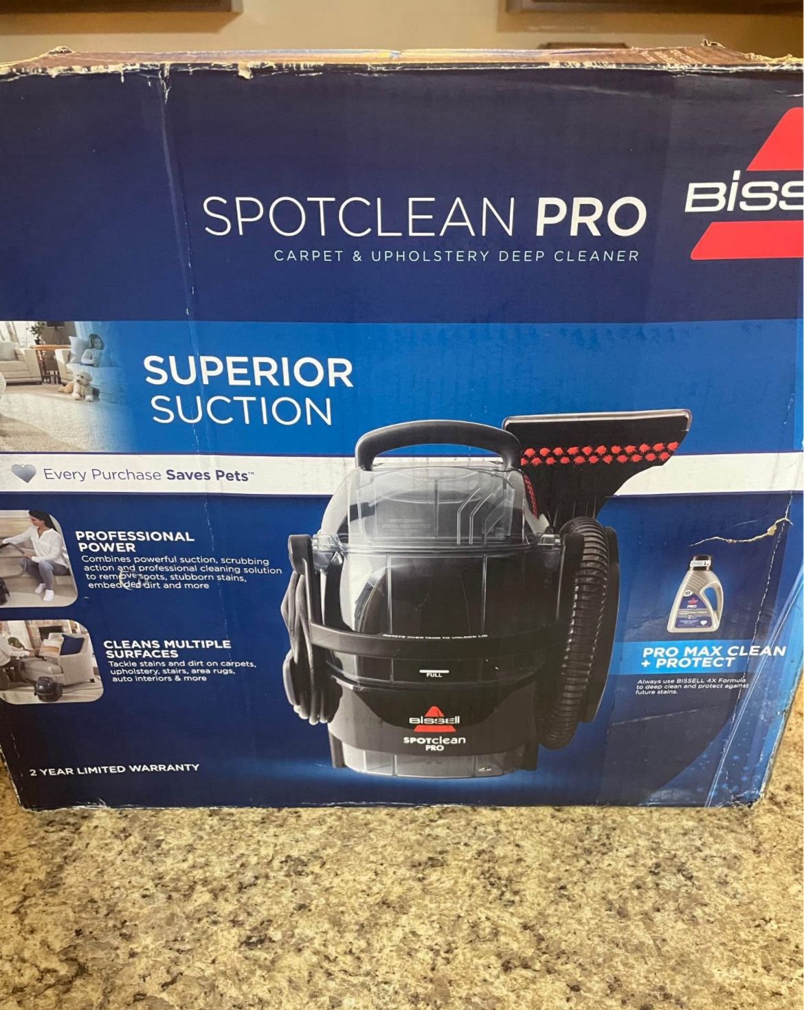 Bissell 3624 Spot Clean Professional Portable Carpet Cleaner