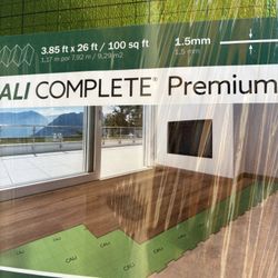 all dark bamboo flooring (java)  + underlayment